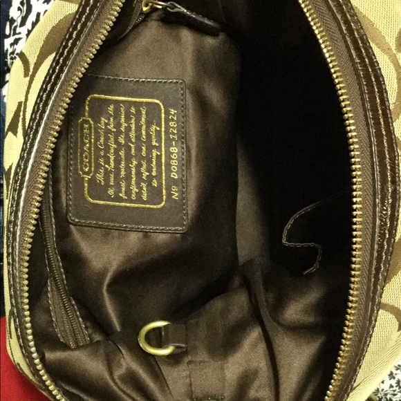 Coach purse/bag GUC dark and light brown - Picture 6 of 6